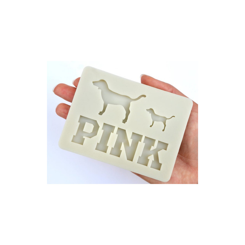 VS Pink Labrador Dog Silicone Mold gallery