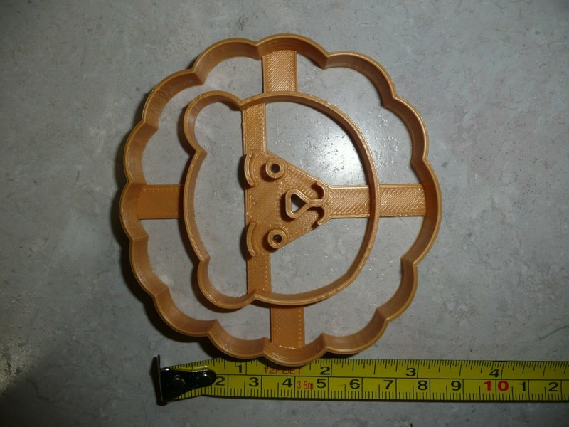 ZEBRA OUTLINE FACE HEAD ZOO ANIMAL SAFARI BLACK WHITE COOKIE CUTTER USA PR2623 gallery
