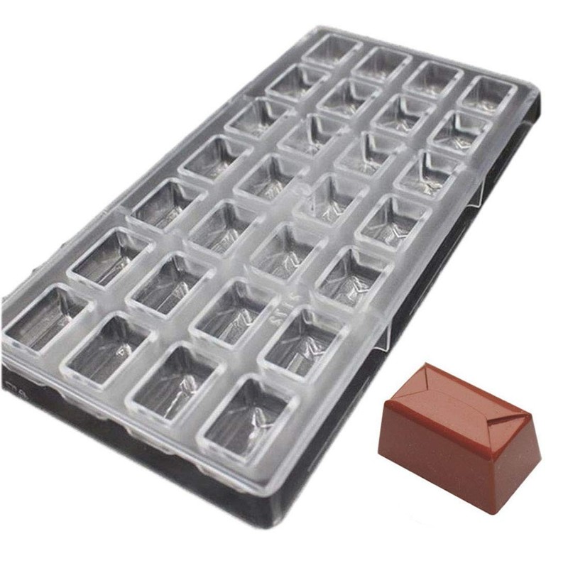 Grainrain polycarbonate chocolate mold polycarbonate chocolate bar mould rect