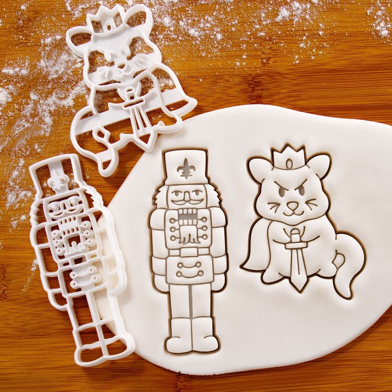 Nutcracker & Mouse King Cookie Cutters – Christmas holiday winter ballet concert