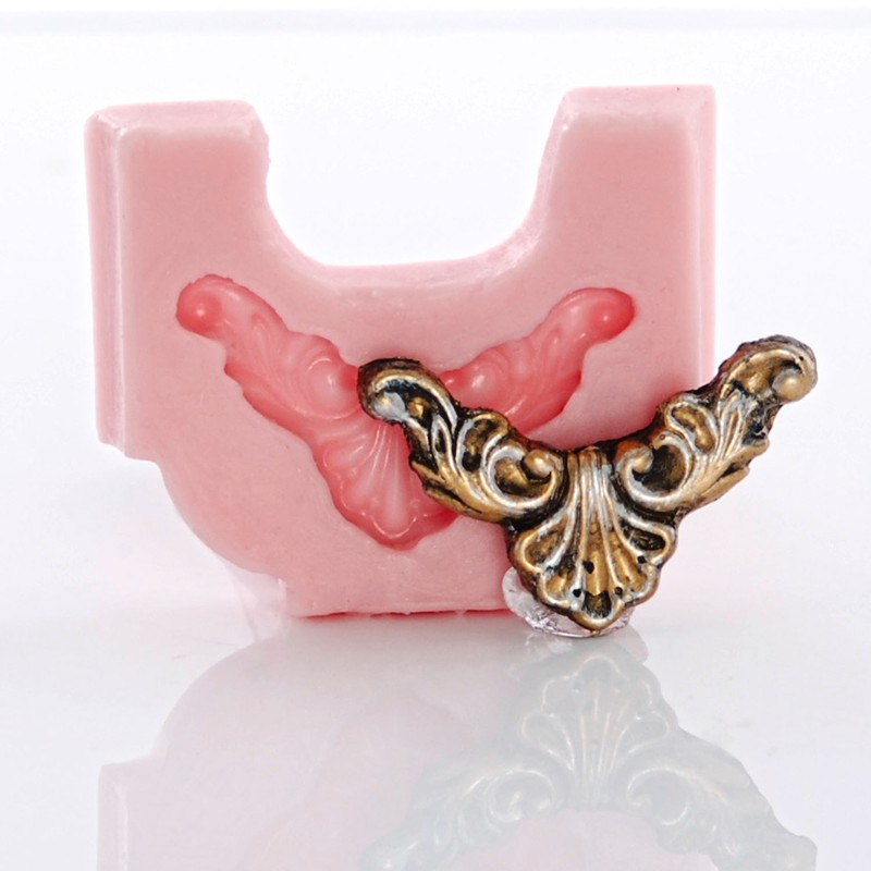 Silicone Corner Scroll Mold - Jewelry Mold, Fondant Mold, Resin & Clay Mold (731 gallery