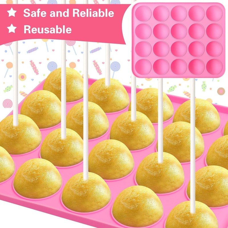 Cake Pop Molds Kit 610PCS Lollipop Cake Pop Maker Set with Cake Pop Stand, Ca... gallery