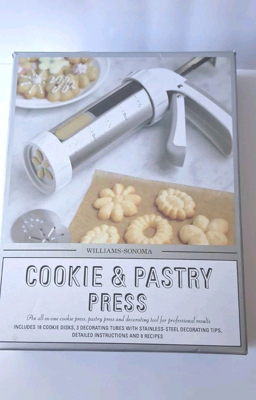 WILLIAMS-SONOMA Cookie & Pastry Press and Decorating Tool New Open Box