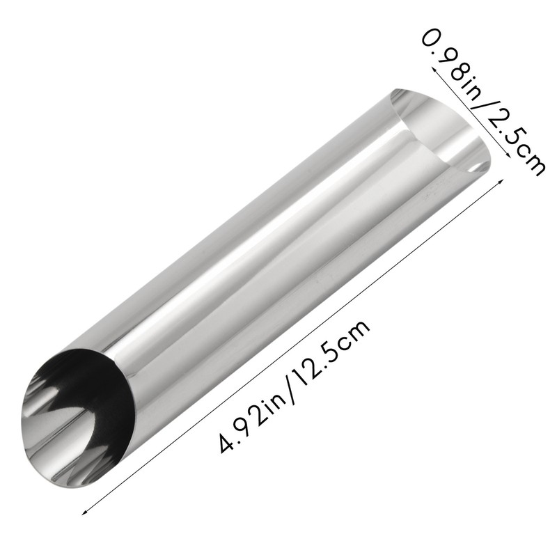 Set Of 14 430 Stainless Steel Tubes Cannoli Pastry Forms Molds-5 Inch E1R84748 gallery