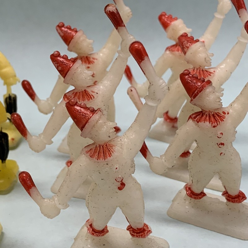 Lot of 12 Vintage Clown Cake Cupcake Topper Decorations Circus Clowns Juggling gallery