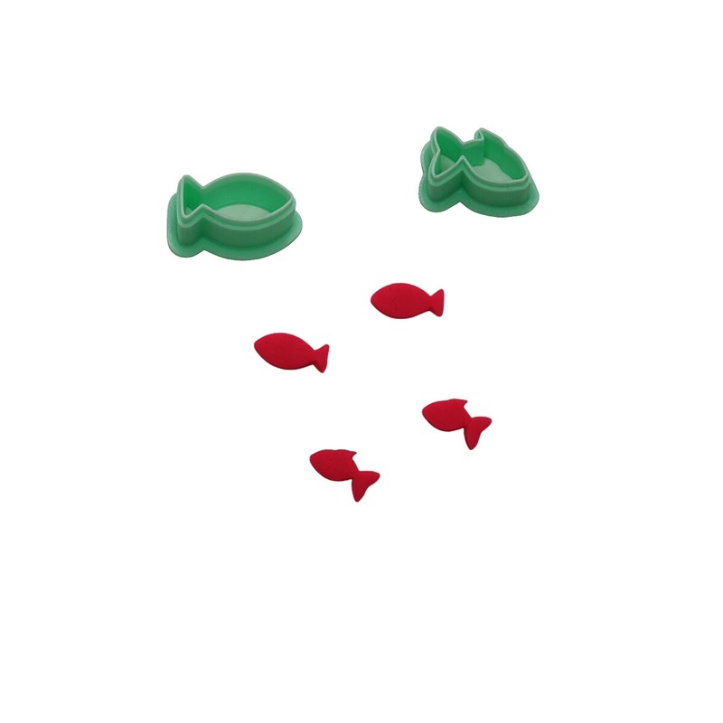 Fish Cutters, Polymer Clay, Cookie, Fondant, Cutting Tools, 2 Cutter Options gallery