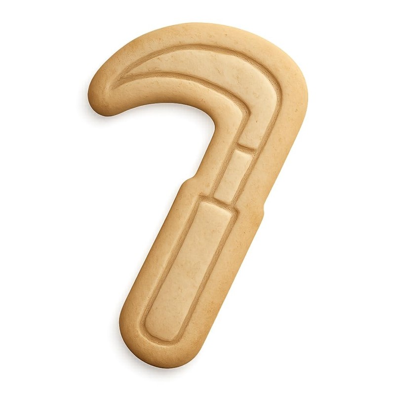 Kama Cut Cookie Cutter & Stamp, Fondant & Clay Cutter – 2.6×4″