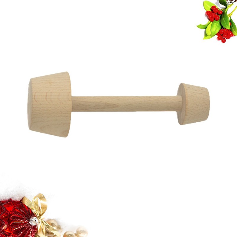 Egg Tart Pastry Pusher Double Ended Wooden Tart Tamper Baking Kitchen Tool