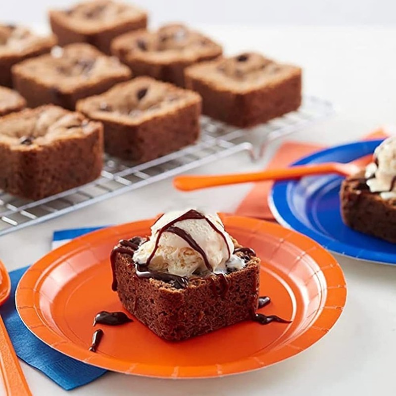 Silicone Brownie Pan, 2 x 2 x 1 Inches, 3 Pcs, 6-Cavity gallery