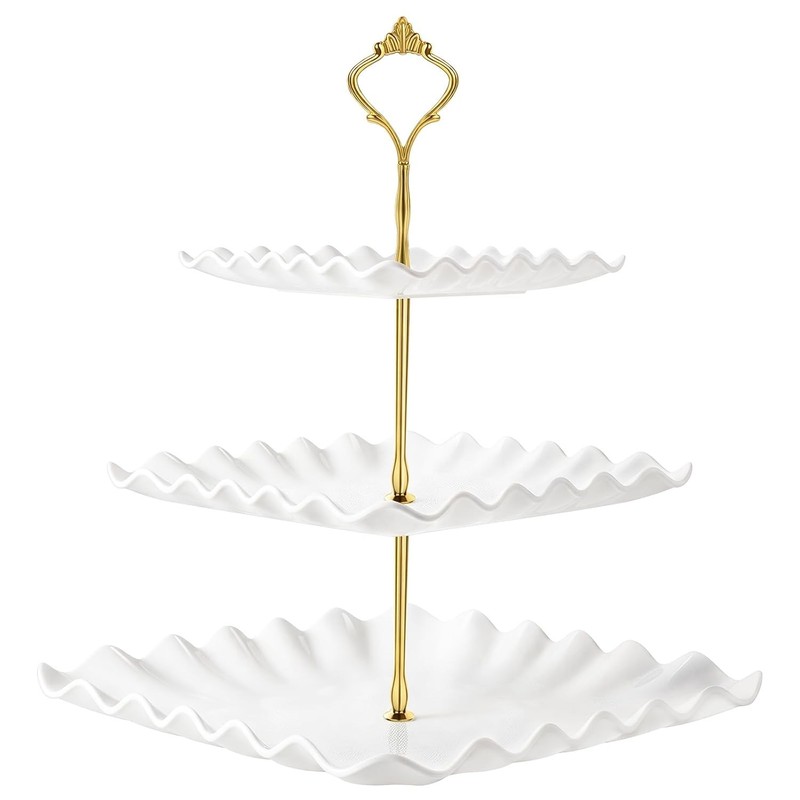 Tiered Cupcake Stand 3 Tier Cup Cake Holder Tower Display Wedding Birthday