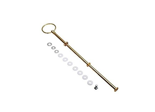 1 Set Metal 3 Tier Party Wedding Cupcake Fruit Plate Stand Handle Gold Rod gallery