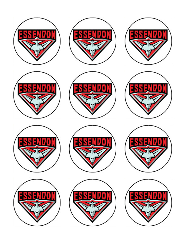 Football Theme Edible Icing Cupcake Toppers – Game Day – Team Colours gallery