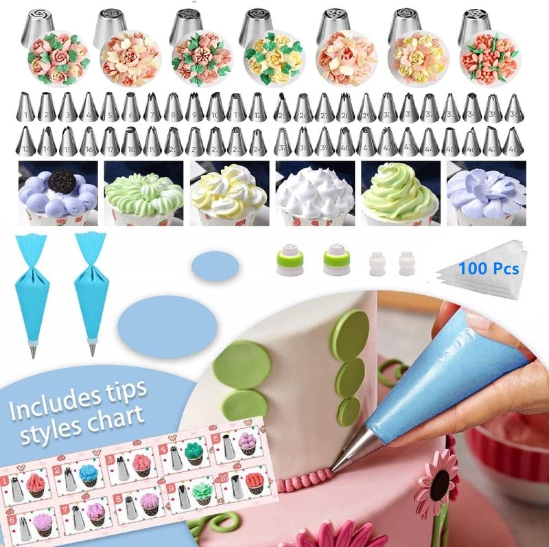 Cake Decorating Supplies 493 PCS Cake Decorating Kit 3 Pack Springform Cake gallery