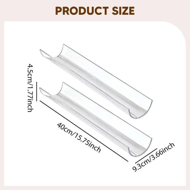 2 Pieces Swiss Roll Shaping Tool Dessert Making Easy Setting Kitchen Gadget for gallery