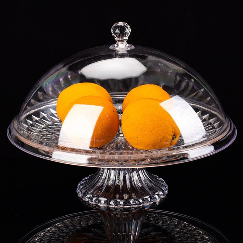 Cake Tray with Lid Cake Tray Portable Dustproof Cake Stand A K4X97129 gallery