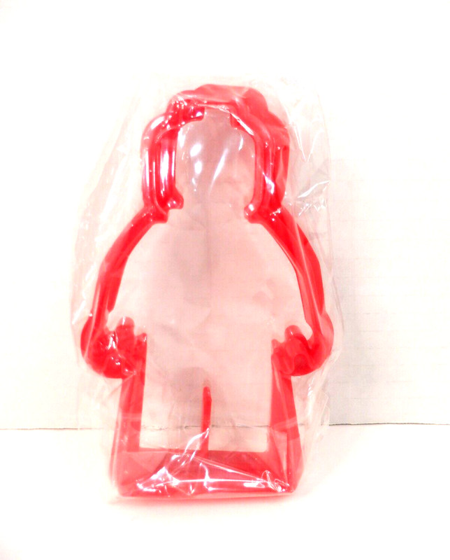 set of 2 lego minifigure cookie cutters Man And Woman – 5 inch