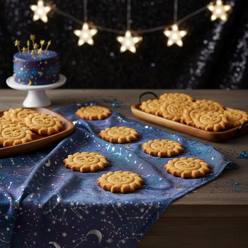 Celestial Sun and Moon Cookie Cutter - astronomy stargazing baby shower cosmic gallery