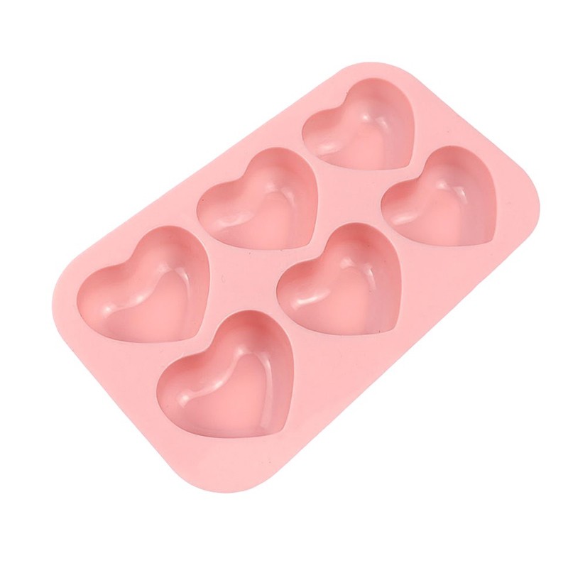 1Pc 6-Cavity Silicone Cake Molds 3D Love Peach Shape Mold DIY Baking Tool gallery
