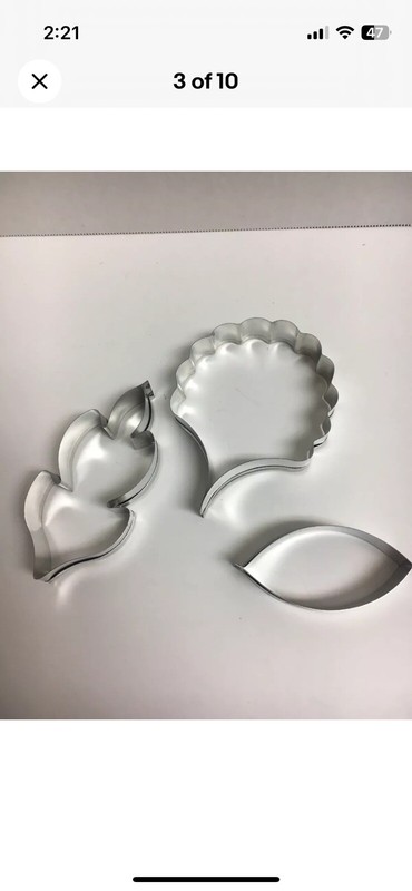 3 Pcs/Set Fondant Orchid Cake Biscuit Cookie Cutter Mold Mould Baking Tool gallery