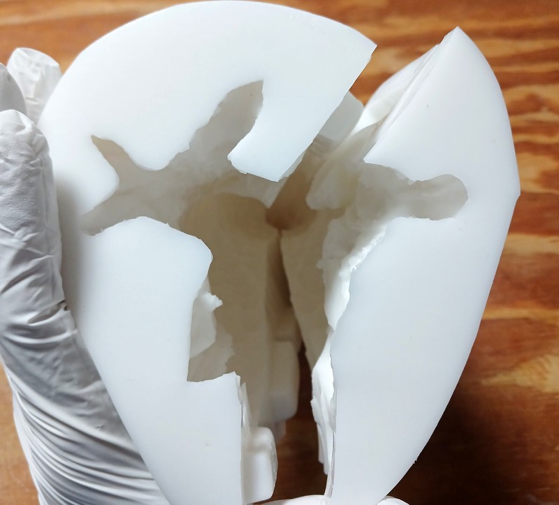 10 in parrot Resin, plaster, soap, beeswax candle mold gallery