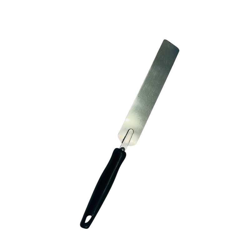 Vintage EKCO USA Stainless Steel Icing Spatula Faux Wood Handle Straight Cake