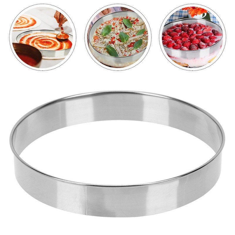 Multi-function Pastry Ring Stainless Steel Dessert Rings Baking Home Tool
