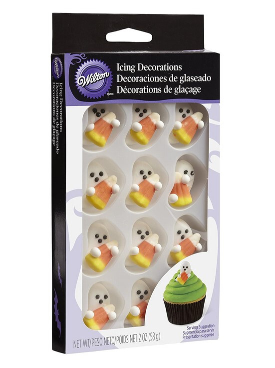 2 Wilton Ghost Cupcake Cup Cake Decorating Kit 24 Sets Halloween Candy Corn