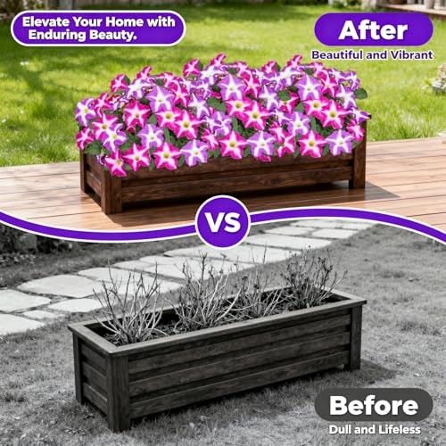 Artificial Outdoor Flowers UV Resistant Faux Petunias Silk Flower Purple Red gallery