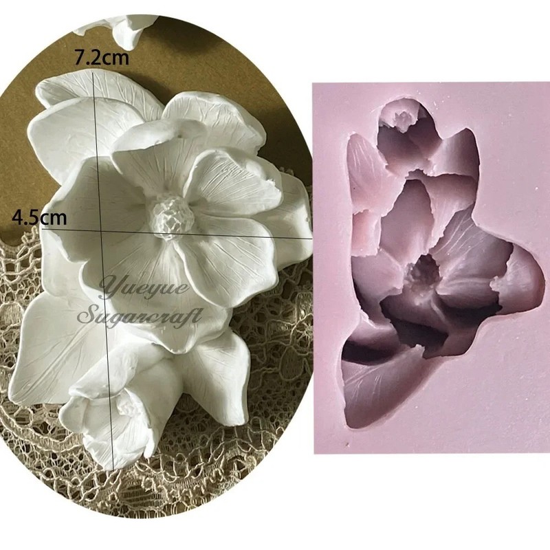 Silicone Faceted Flower Mold Fondant Mold Cake Decorating Tool Chocolate Gumpast gallery