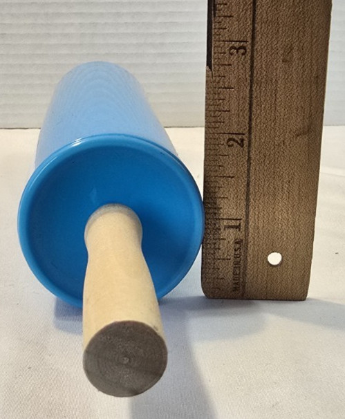 Artskills Baked With Love Non-stick Rolling Pin- lot of 2 NEW - blue/wood handle gallery