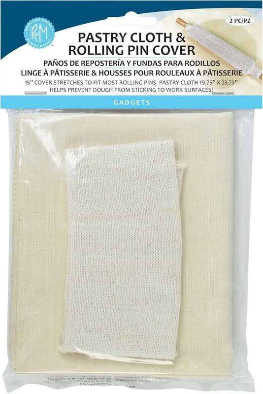 International Heavyweight Pastry Cloth & Rolling Pin Cover Set
