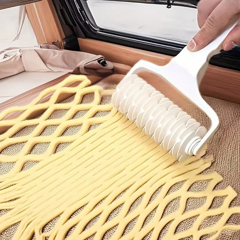 Lattice Roller Cutter Pie Pizza Cookie Dough Roller Lattice Home Baking Tool 1PC gallery