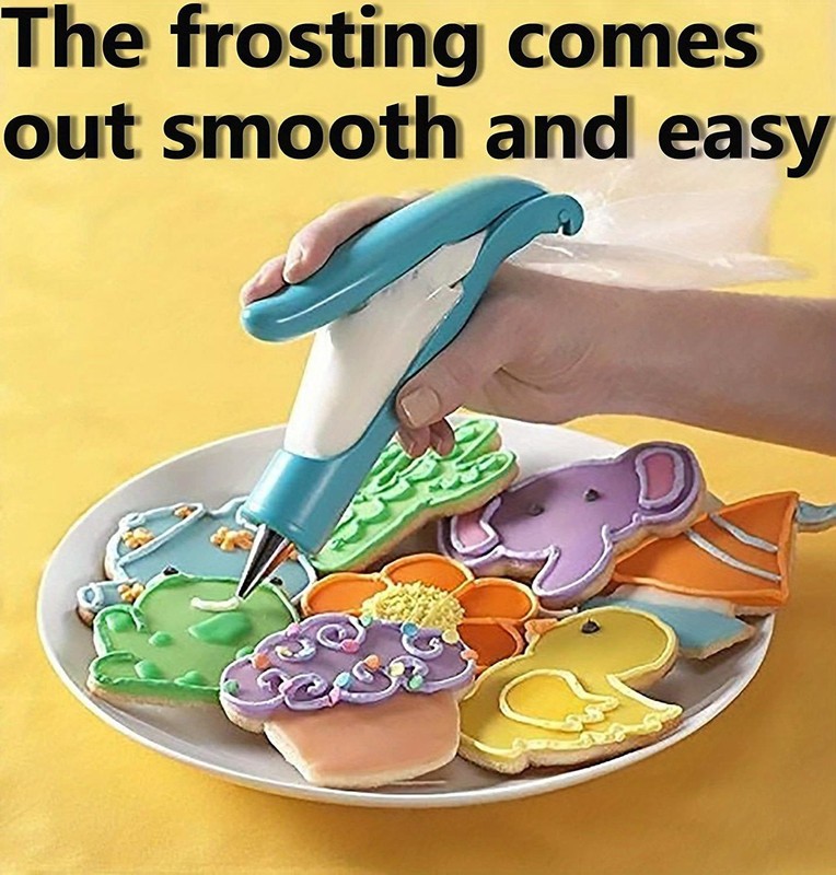 Cake Decorating Tool Set Pen Pastry Icing Piping Bag Cream Squeeze Gun BakingKit gallery