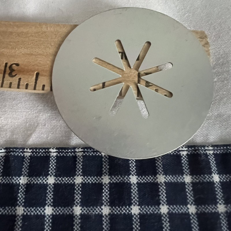 Cookie Press Disks 2.25" Round Set Of 4, Vintage Retro Cookie Shortbread Making gallery