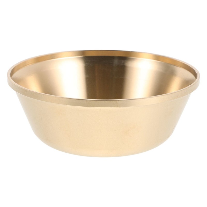 7 Pcs Offering Large Cup Copper Bowls Decorative Pedestal Bowl for Buddhist gallery