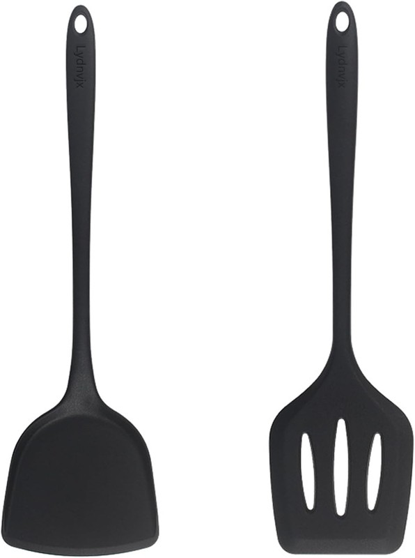 2 Pcs Silicone Spatula, Rubber Spatula, Spatulas Silicone Heat