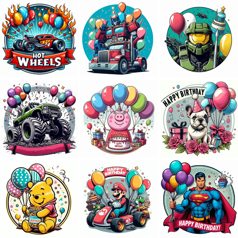 Choose Your Character - Basic Cake Toppers gallery
