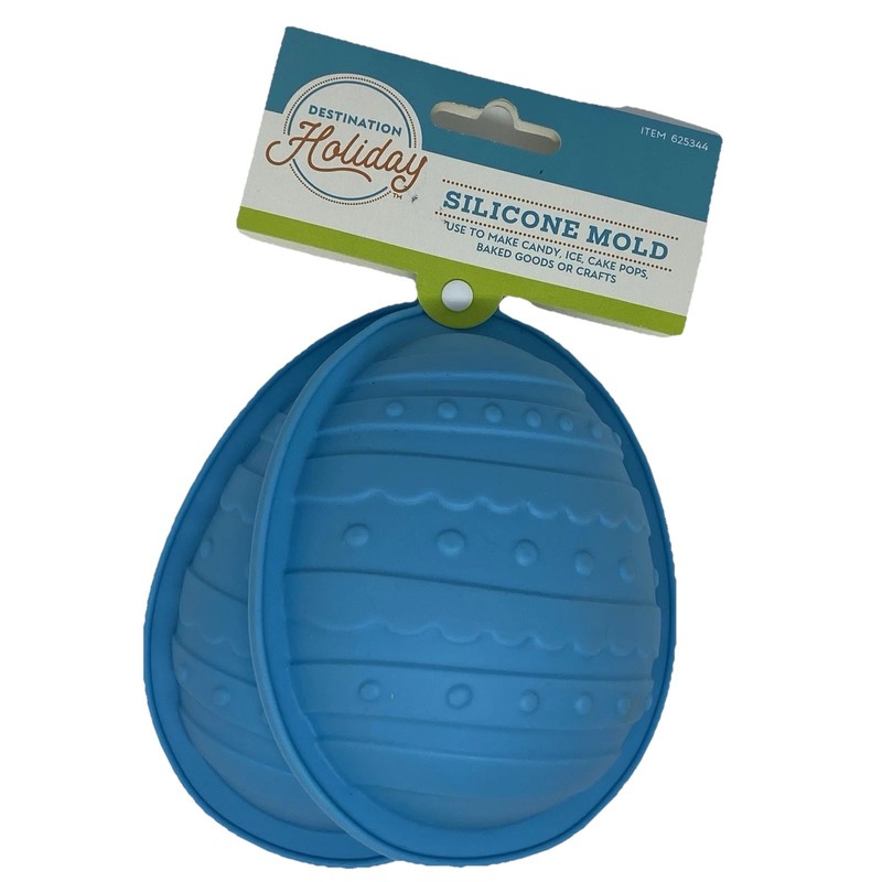 (2) Easter Egg Silicone Molds 3D Egg Candy Chocolate Ice Baked Goods Cake Pop gallery