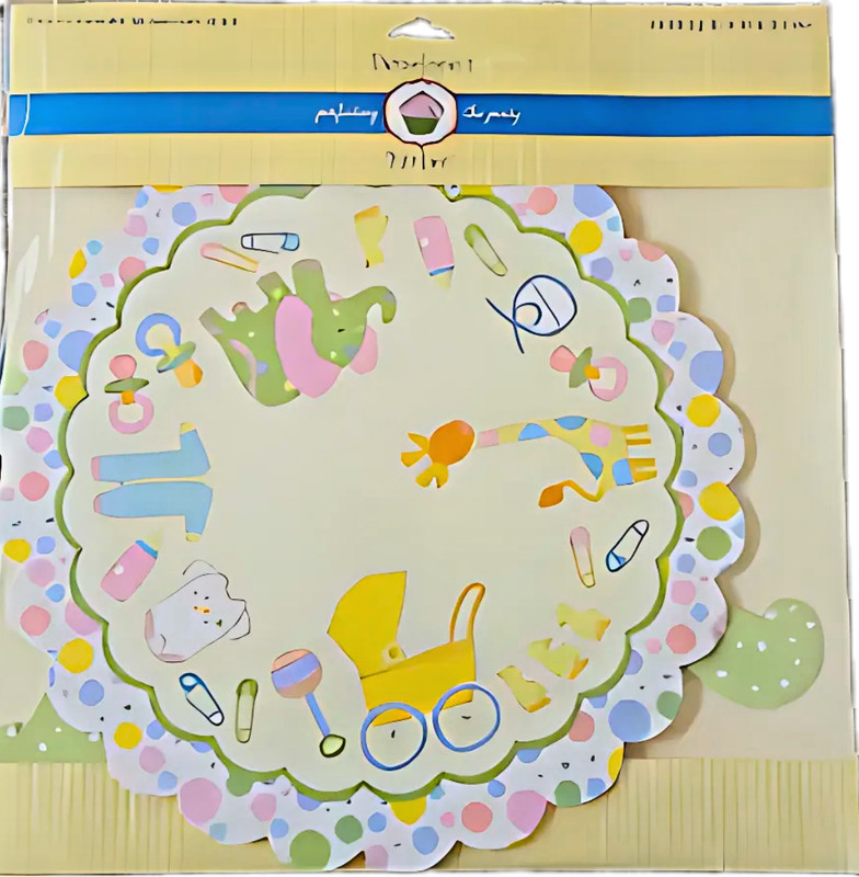 New! Penelope’s Parties Baby Shower Cake Stand & Banner Set – A Rare Gem! gallery