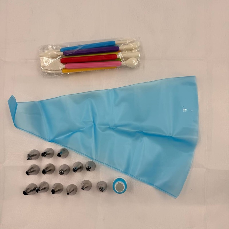 Cake Decorating Kit Piping Bag Icing for Cupcake Pastry Baking wait 14 nozzle
