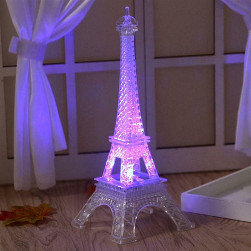 Eiffel Tower Color Changing Light 10" gallery