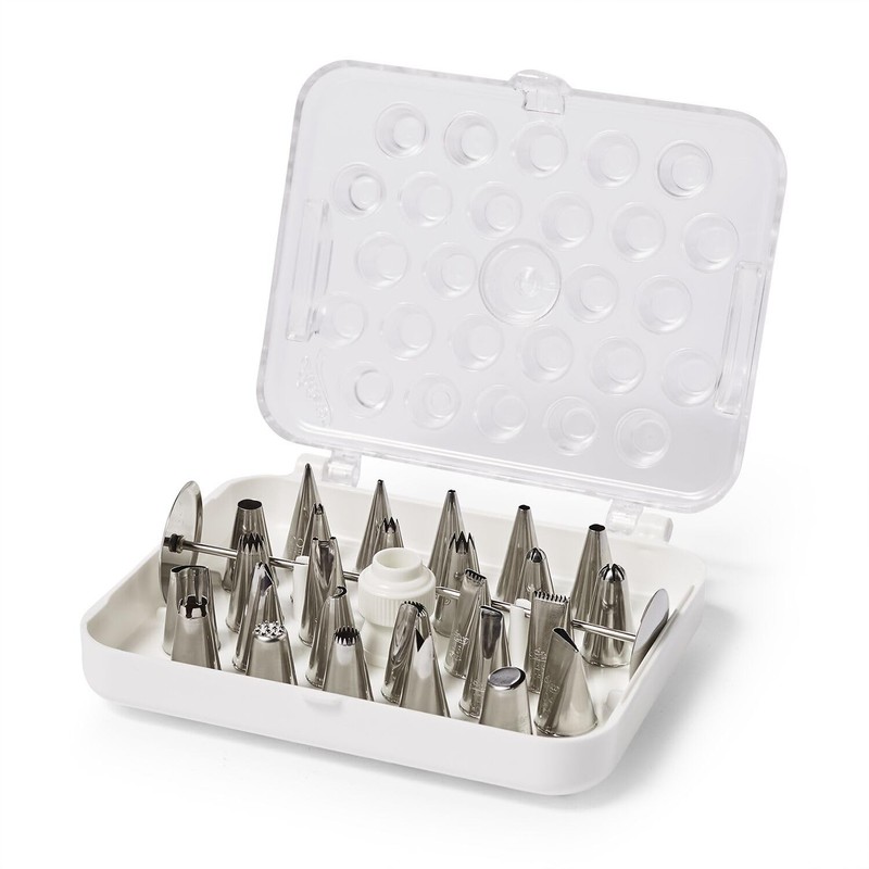 Cake Decorating Set, 29 Piece, Plastic,