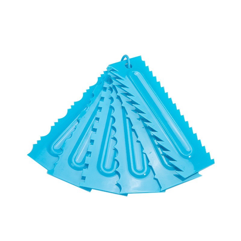 6Pcs Plastic Cake Scraper Set Long Icing Smoother Baking Pastry Tools