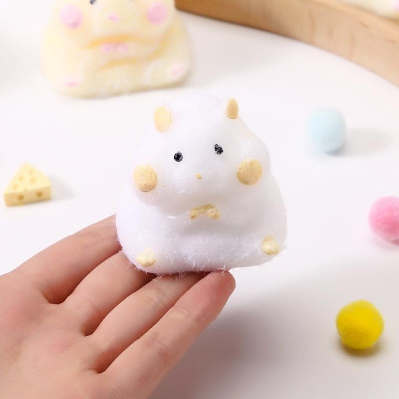 Little Hamster Silicone Mold 6 Cavity 3D Cake Bakings Tool for Dessert White gallery