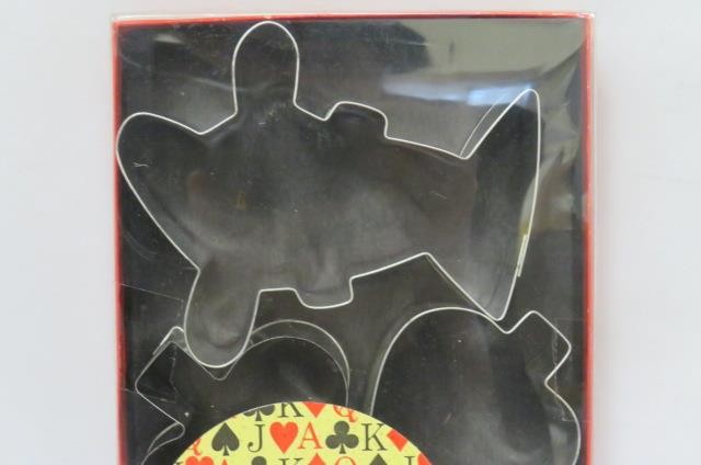 (1) Vintage Fox Run Craftsmen : BRIDGE PLAYERS COOKIE CUTTERS Set w/Joker (NEW) gallery