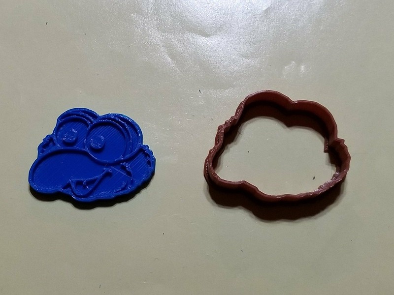 Baby Gonzo Cookie Cutter/Fondant Cutter/Playdoh Cutter