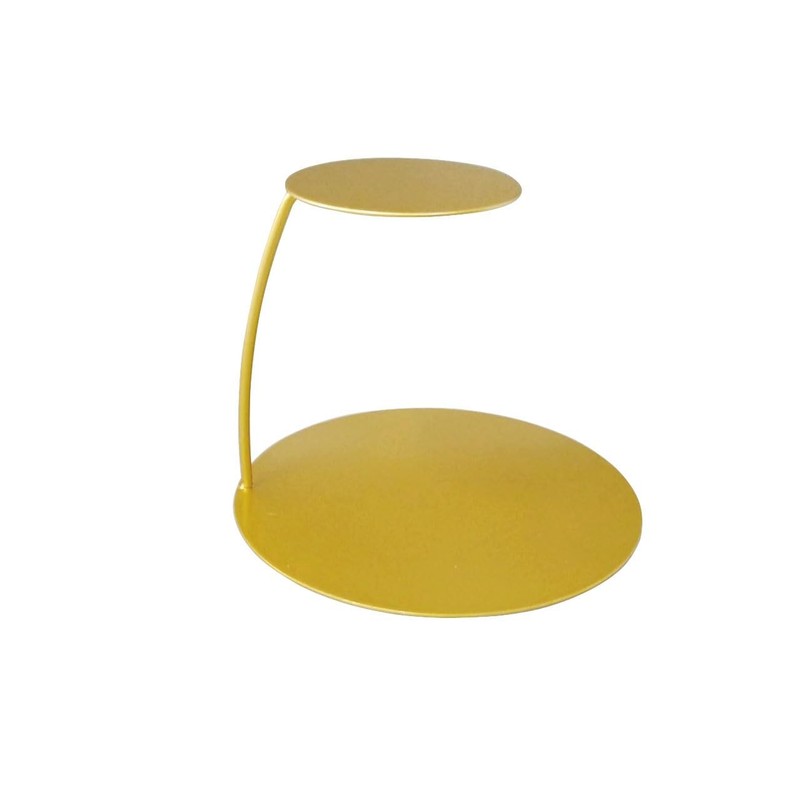 Gold Metal Cake Stand 7.87 inch Tiered Floating Cake Stand Spacer Separator f…