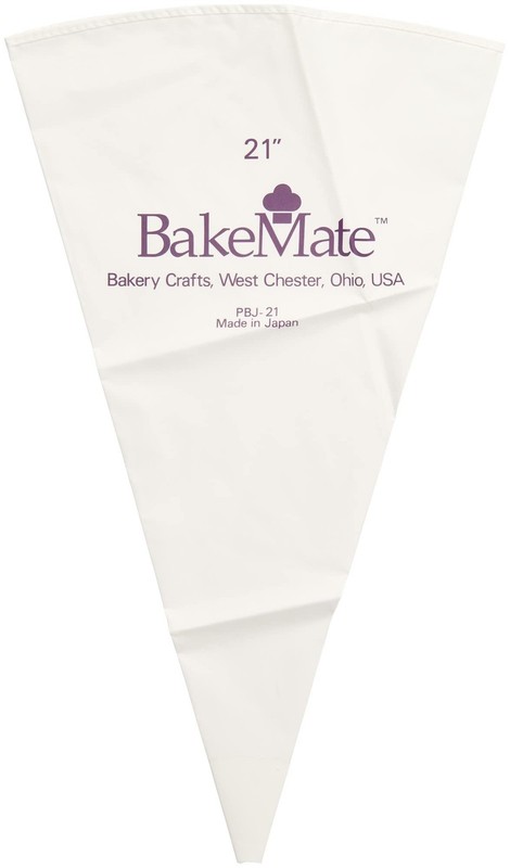 Reusable Pastry Bag, 21″, Double-Coated Polyurethane Cake Piping Bag, Reinfor…