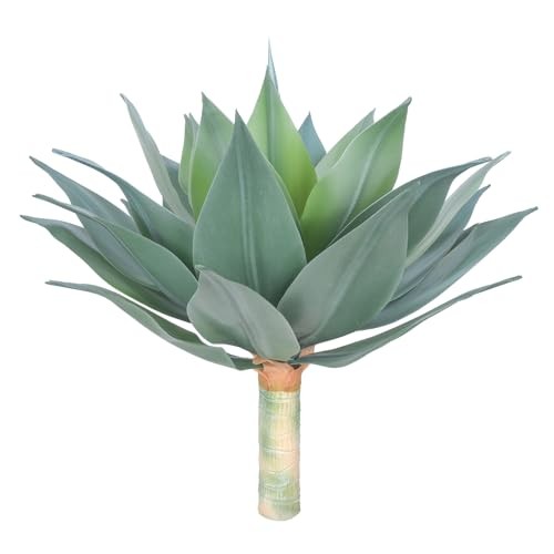 Outdoor Faux Plants UV Resistant Fake Agave Plant Artificial for Green-2 Pack gallery