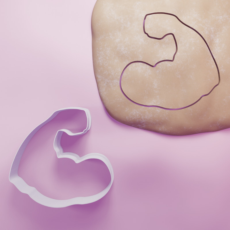 Muscle Arm Gym Bicep Cookie Cutter